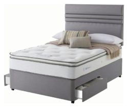 Sealy - 1400 Pocket Memory Pillowtop 2 Drawer - Kingsize - Divan